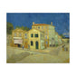 Van Gogh, Vincent - The Yellow House (1888)- Canvas Block, unframed