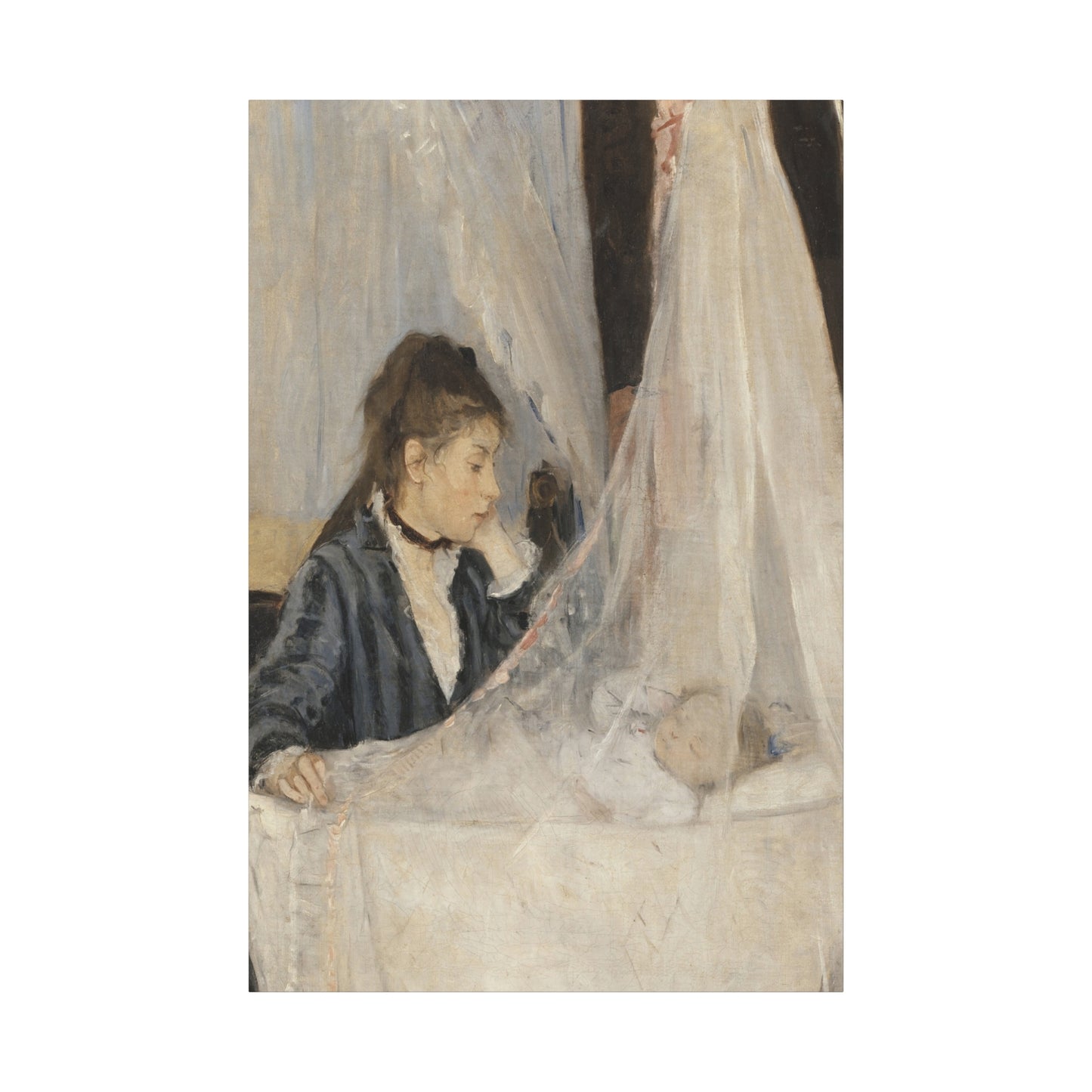 Morisot, Berthe - The Cradle (1872) - Canvas Block, unframed