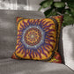 Pacio, Adam - Solar Disc Mandala - Suede Square Pillowcase