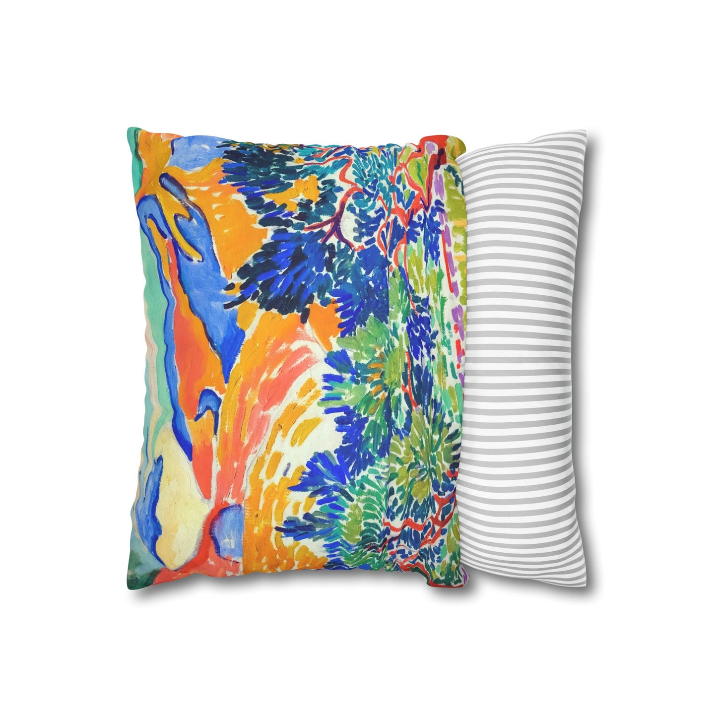 Matisse, Henri - Woman with a Hat (1905) - Suede Square Pillowcase