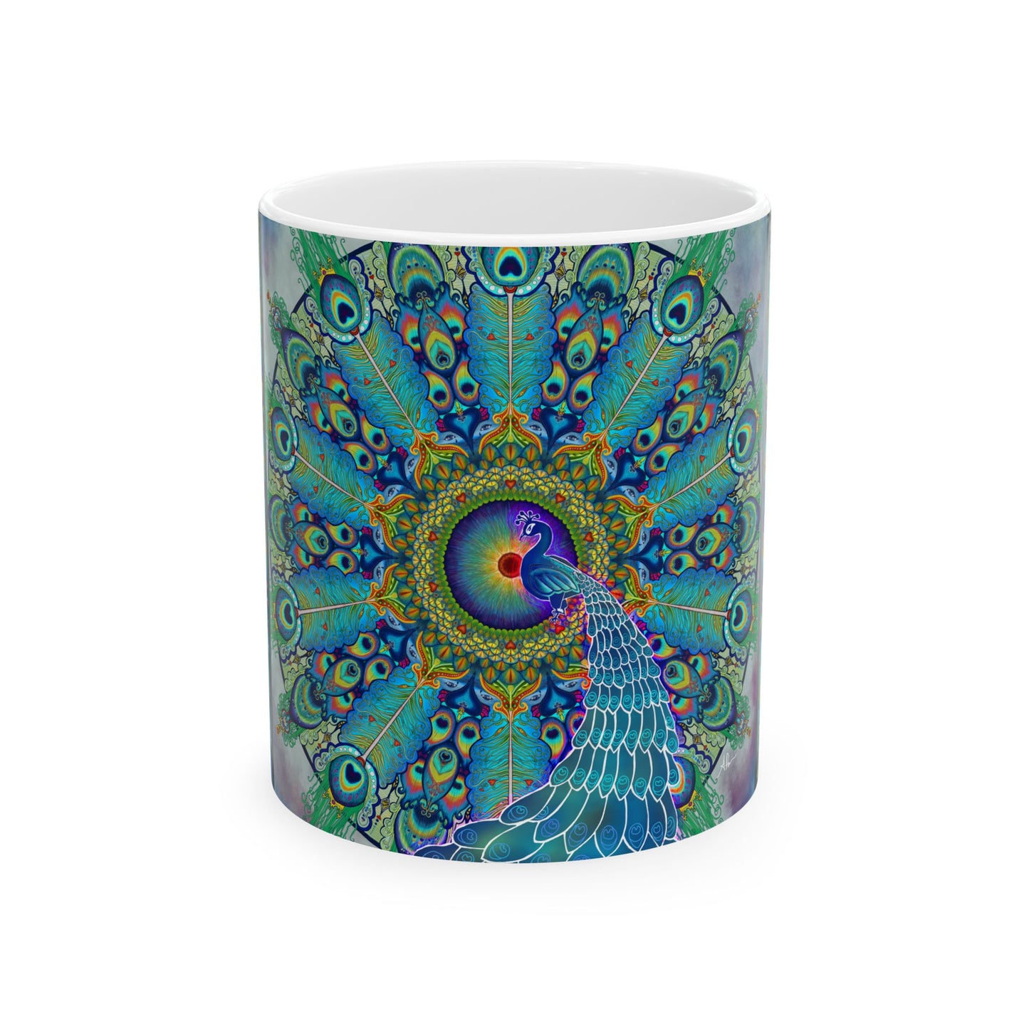 Pacio, Adam - Melek Taus Mandala - Ceramic Mug