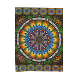 Pacio, Adam - Emerald Arrows Mandal - Velveteen Plush Blanket