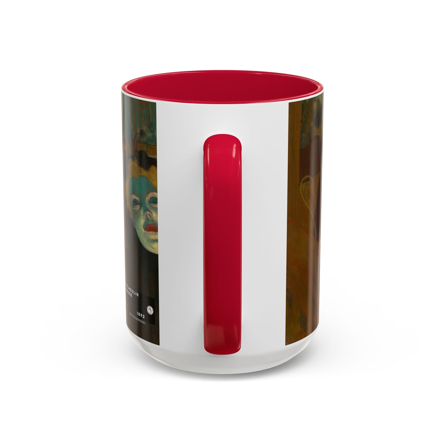 Toulouse-Lautrec, Henri - At the Moulin Rouge (1892) - Colorful Accent Mugs