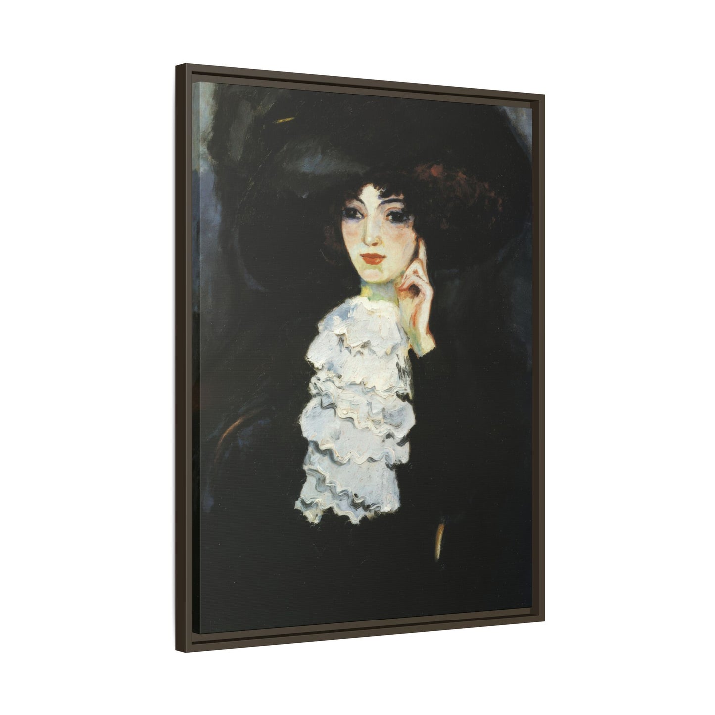 Van Dongen, Kees - Woman with Frill (1905) - Matte Canvas, Framed
