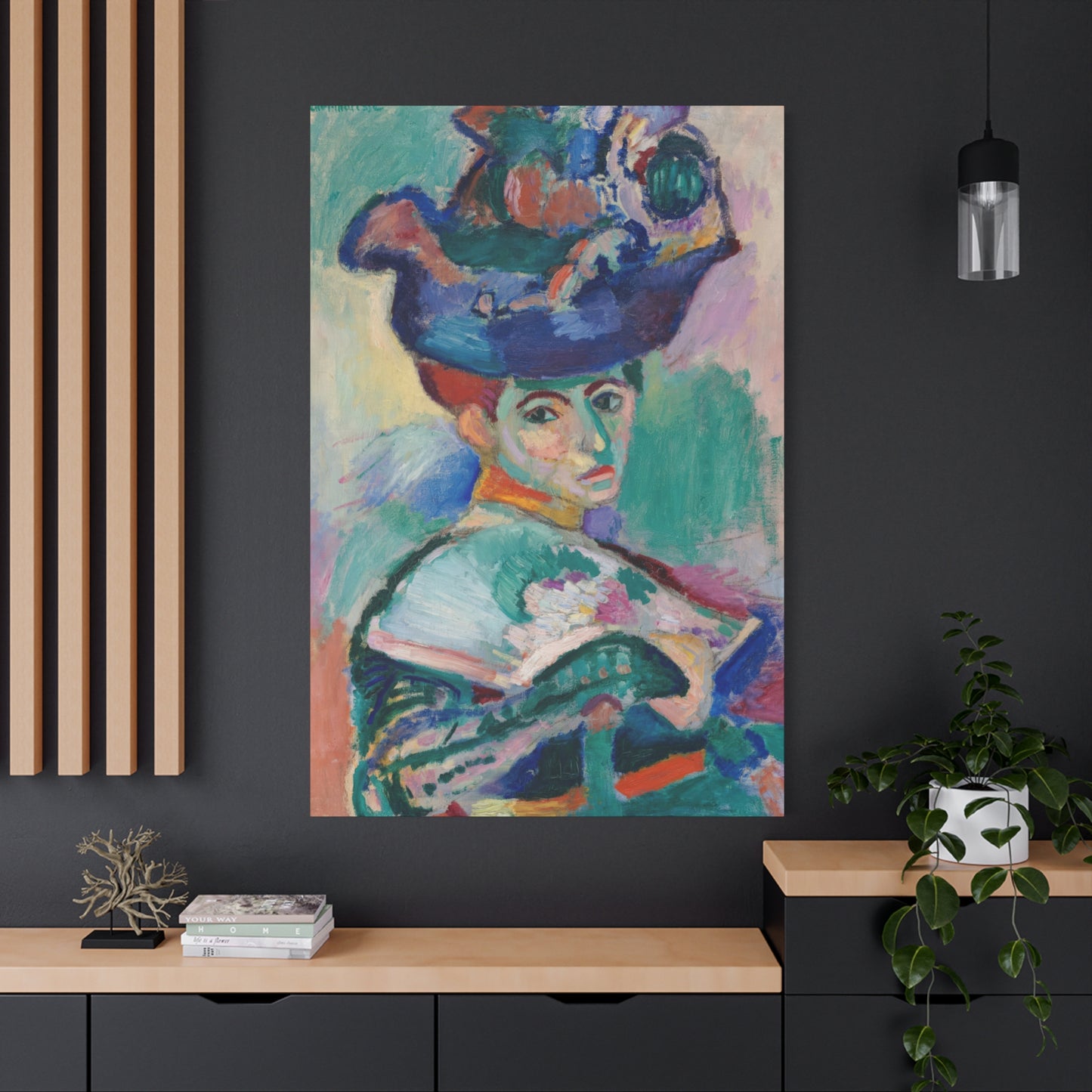 Matisse, Henri - Woman with a Hat (1905) - Canvas Block, unframed