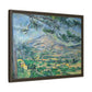 Cézanne, Paul - Mont Sainte-Victoire with Large Pine (1887) - Matte Canvas, Framed