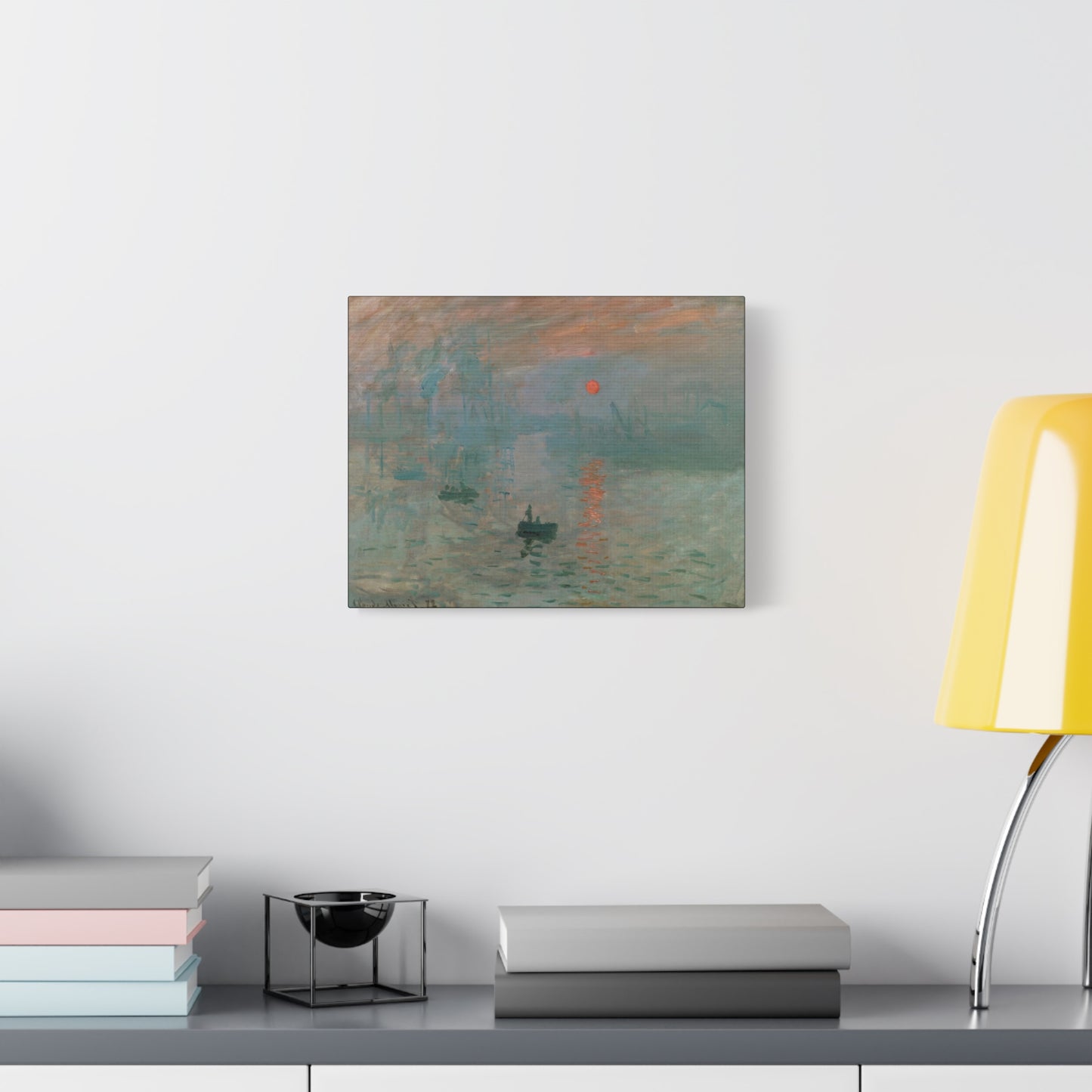 Monet, Claude - Impression, Sunrise (1872) - Canvas Block, unframed