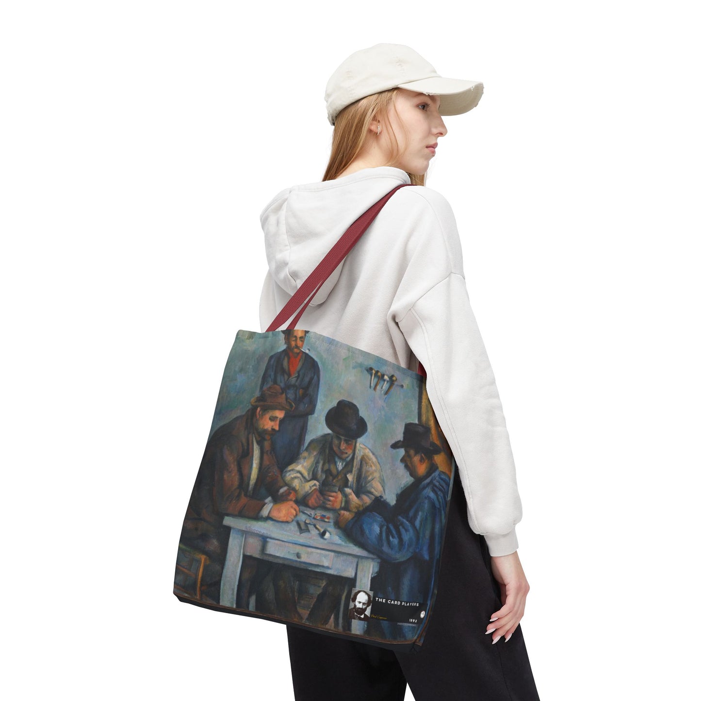 Cézanne, Paul - The Card Players (1892) - Tote Bag