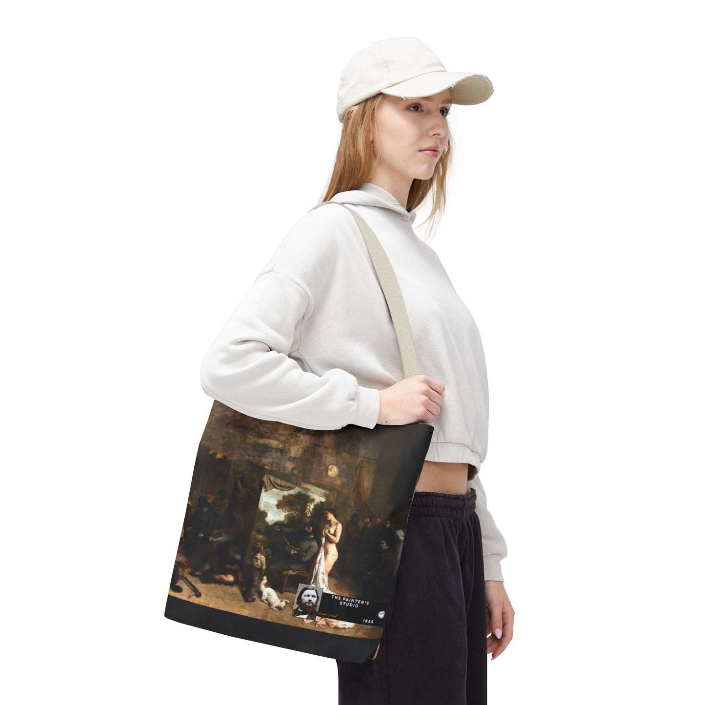 Courbet, Gustave - The Painter’s Studio (1855) - Tote Bag