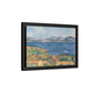 Cézanne, Paul - The Bay of Marseille, Seen from L'Estaque (1885) - Matte Canvas, Framed