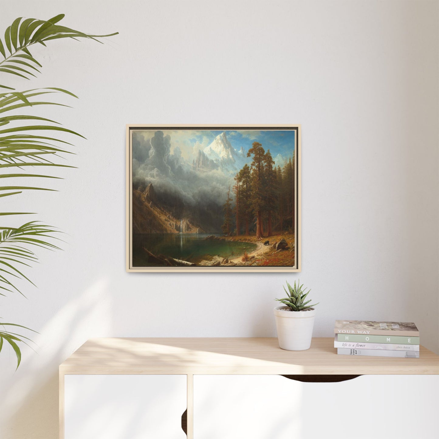 Bierstadt, Albert - Mount Corcoran (1877) - Matte Canvas, Framed