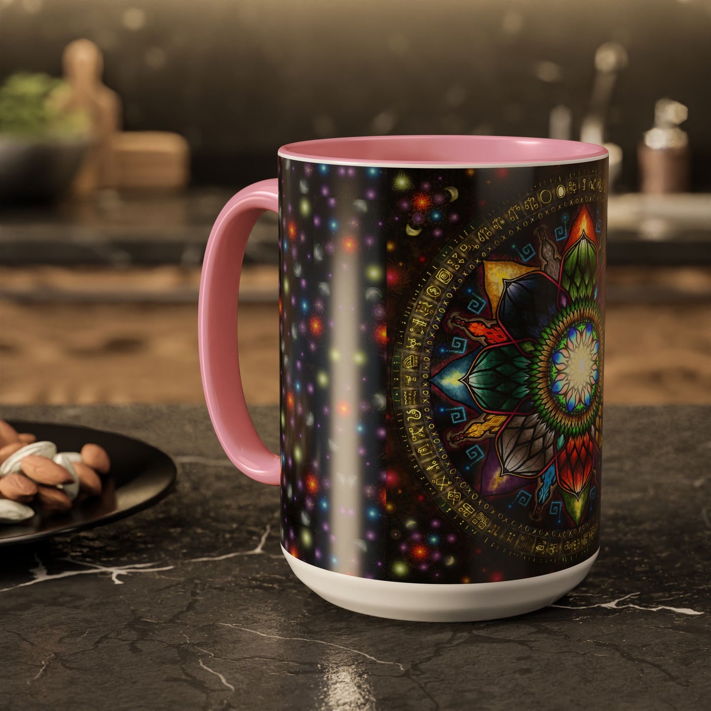 Pacio, Adam - Mystic Jewel Mandala - Colorful Accent Mugs