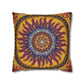 Pacio, Adam - Solar Disc Mandala - Suede Square Pillowcase