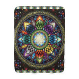 Mystic Jewel Mandala - Sherpa Fleece Blanket