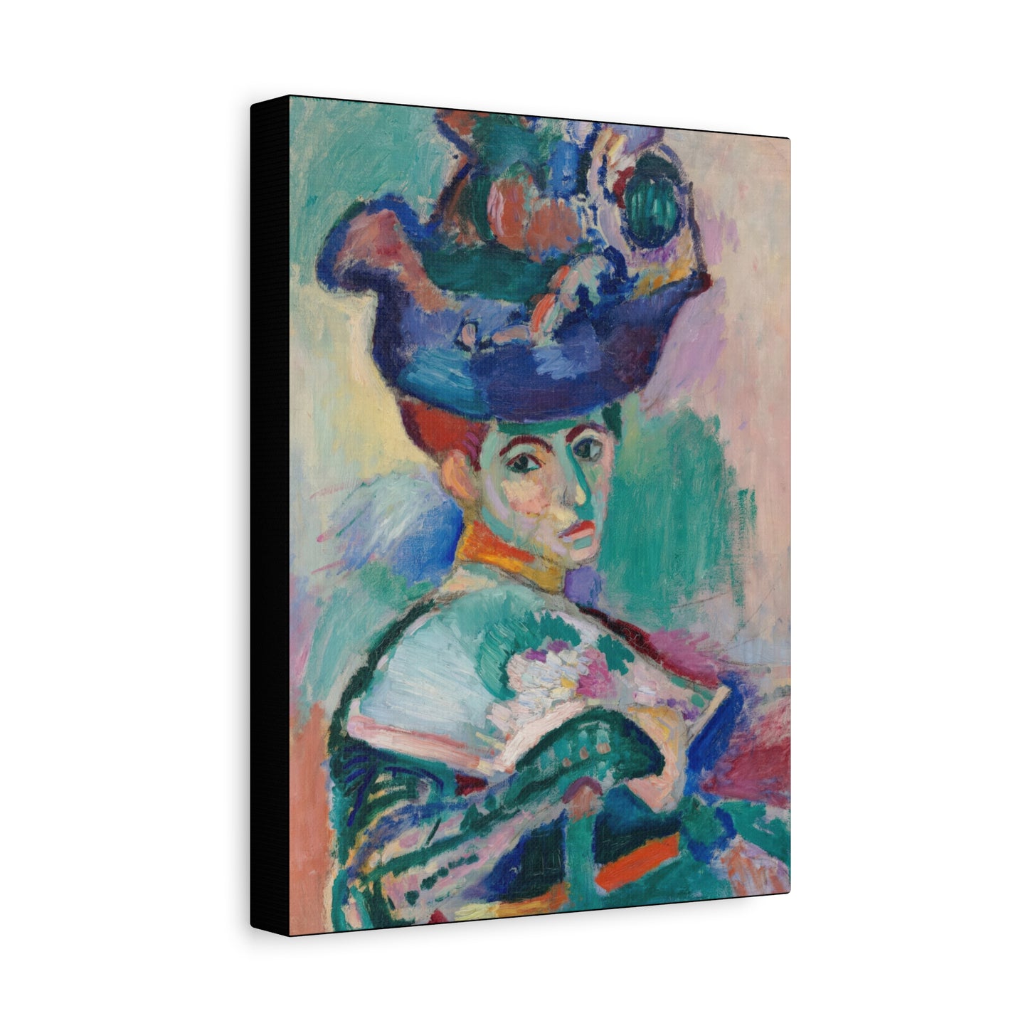 Matisse, Henri - Woman with a Hat (1905) - Canvas Block, unframed