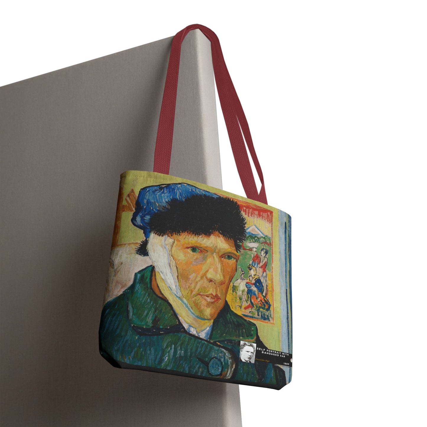 Van Gogh, Vincent - Self Portrait with Bandaged Ear (1889) - Tote Bag