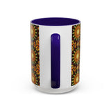 Monarch Butterfly Mandala - Colorful Accent Mugs