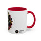 AdamPacio.com - Black Logo - Colorful Accent Mugs
