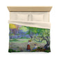 Ranson, Paul - Picking Flowers (1890) - Microfiber Duvet Cover