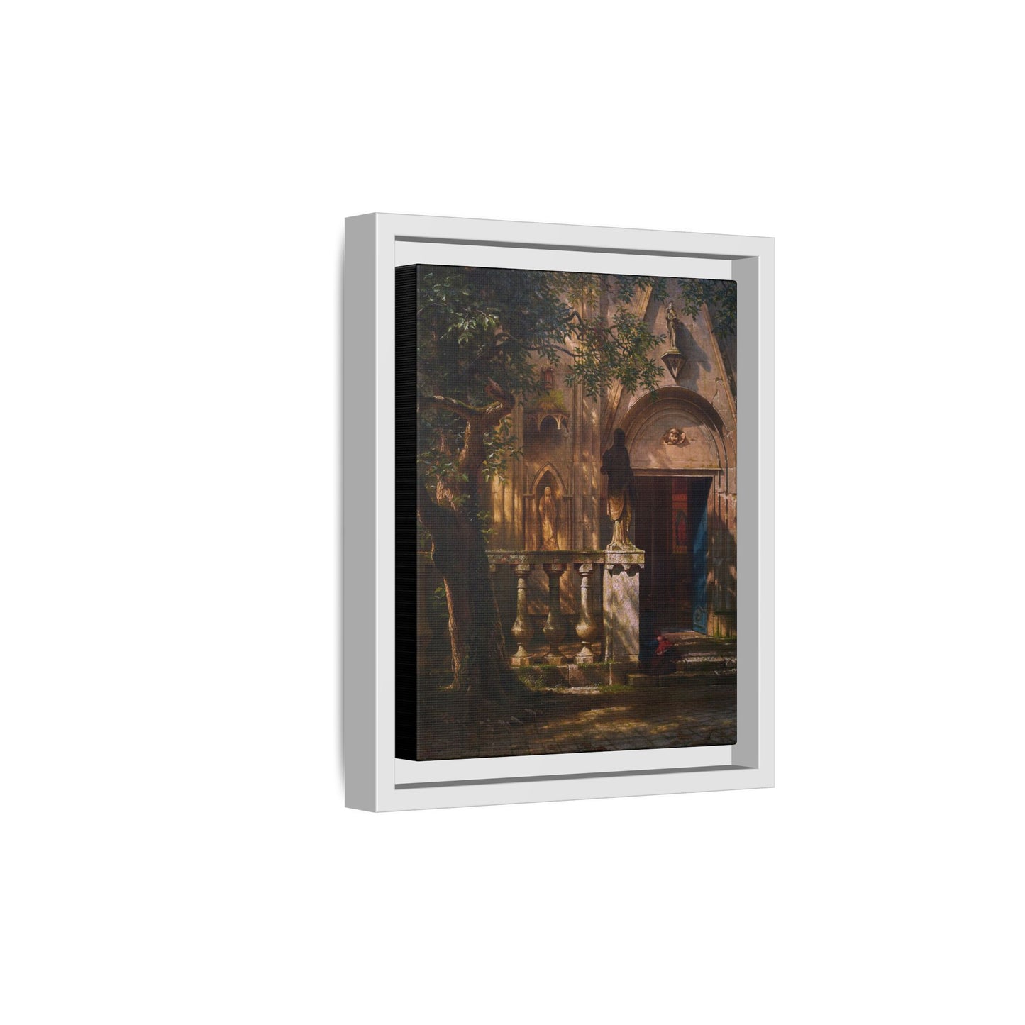 Bierstadt, Albert - Sunlight and Shadow  (1854) - Matte Canvas, Framed