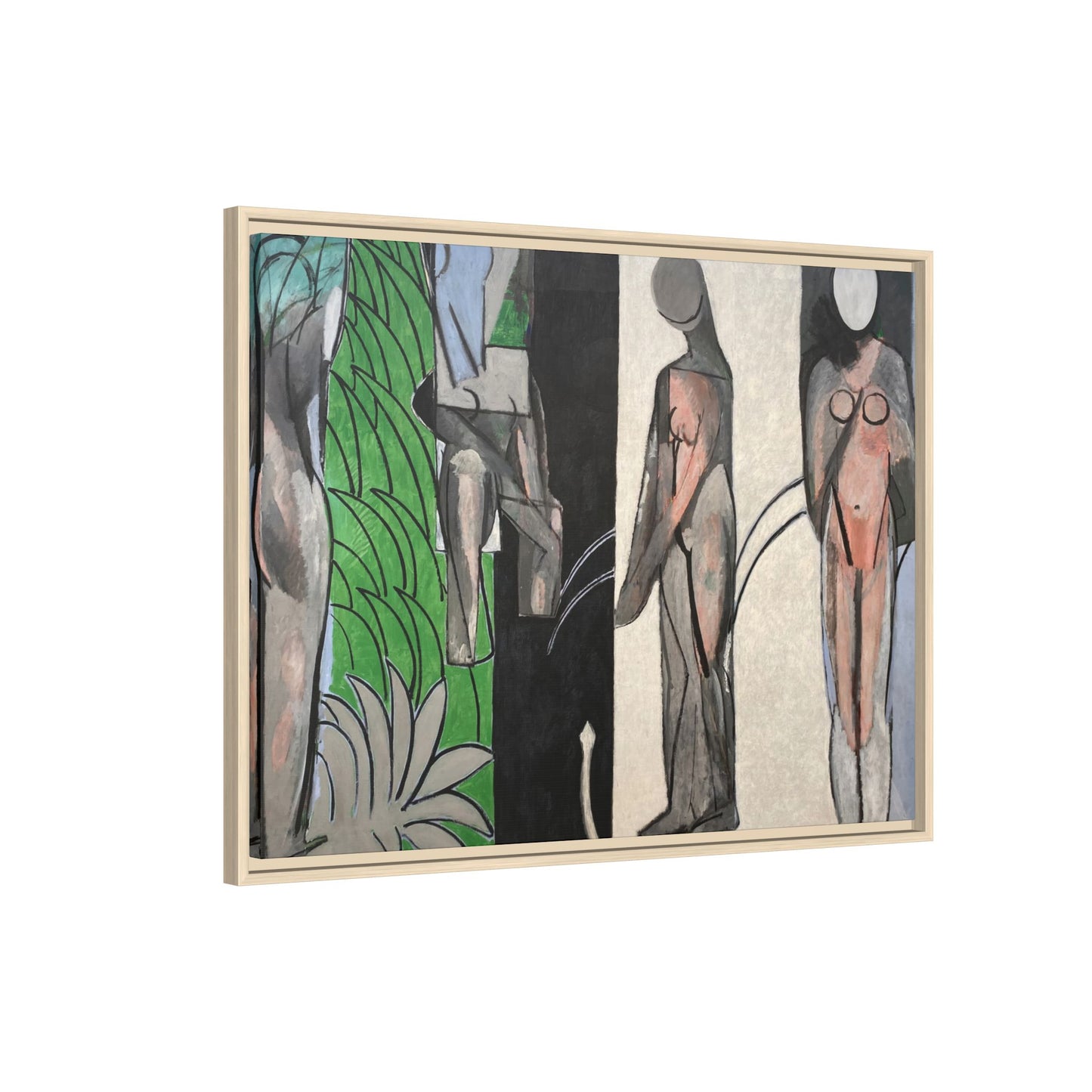 Matisse, Henri - Bathers by a River (1917) - Matte Canvas, Framed