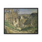 Cézanne, Paul - The House of the Hanged Man, Auvers-sur-Oise (1874) - Matte Canvas, Framed