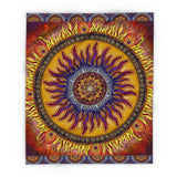 Pacio, Adam - Solar Disc Mandala - Arctic Fleece Blanket