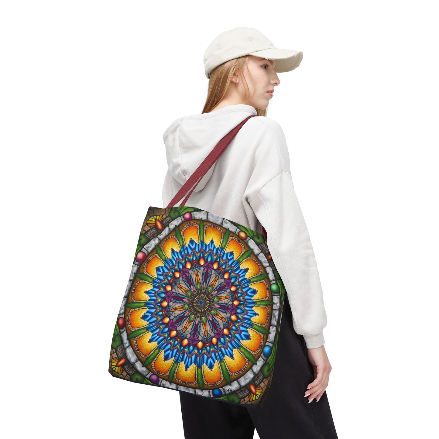 Pacio, Adam - Emerald Arrows Mandala - Tote Bag