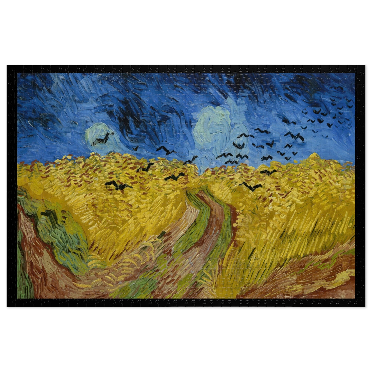 Van Gogh, Vincent - Wheatfield with Crows (1890) - 1000pc Jigsaw Puzzle