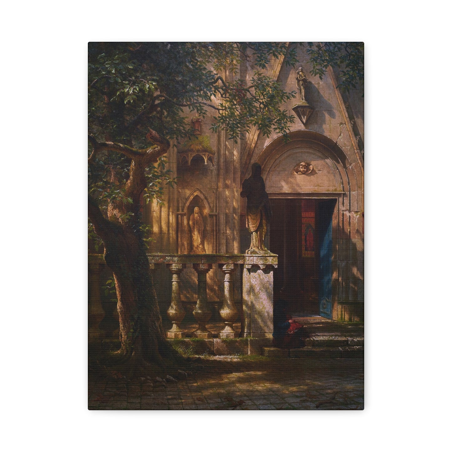 Bierstadt, Albert - Sunlight and Shadow  (1854) - Canvas Block, unframed