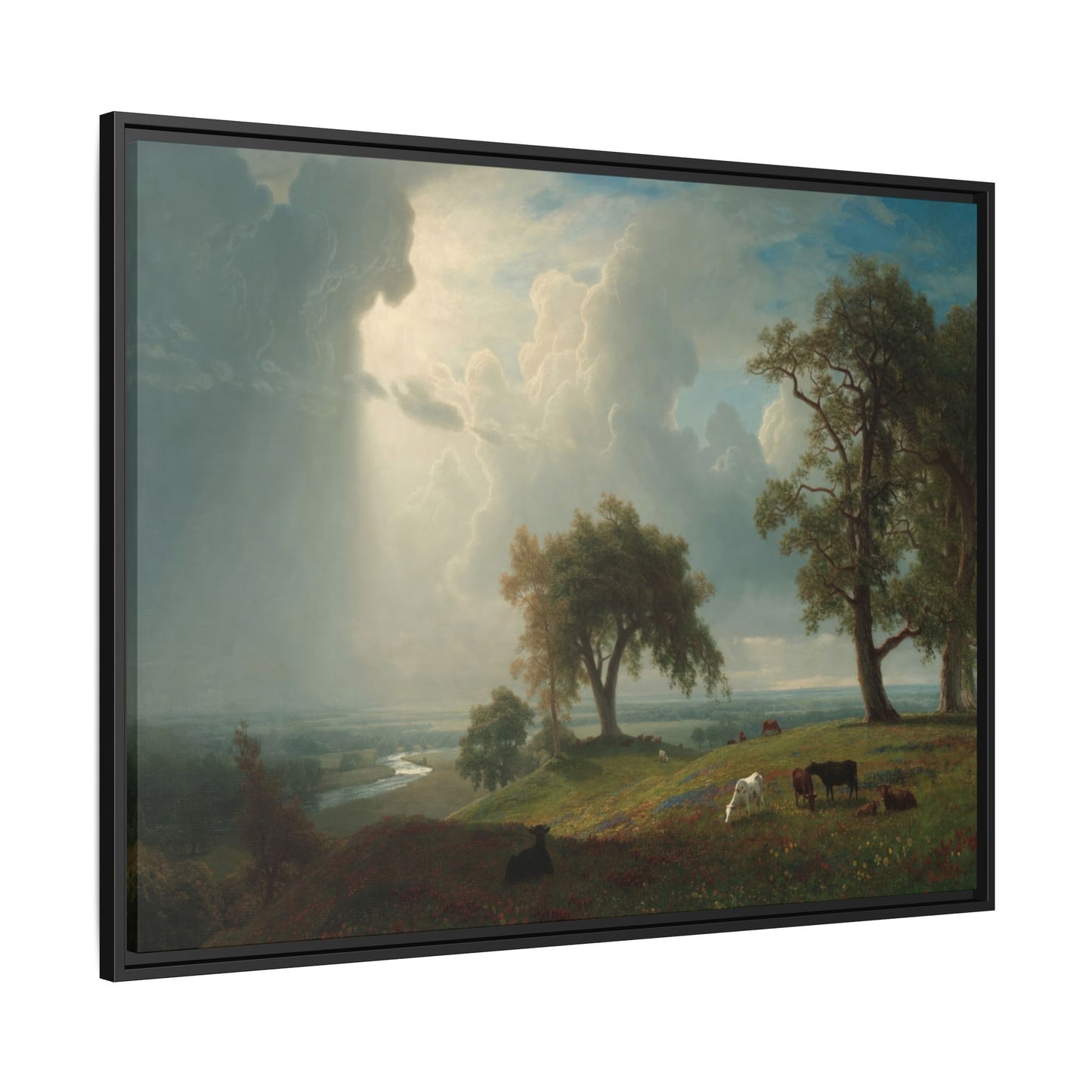 Bierstadt, Albert - California Spring (1875) - Matte Canvas, Framed