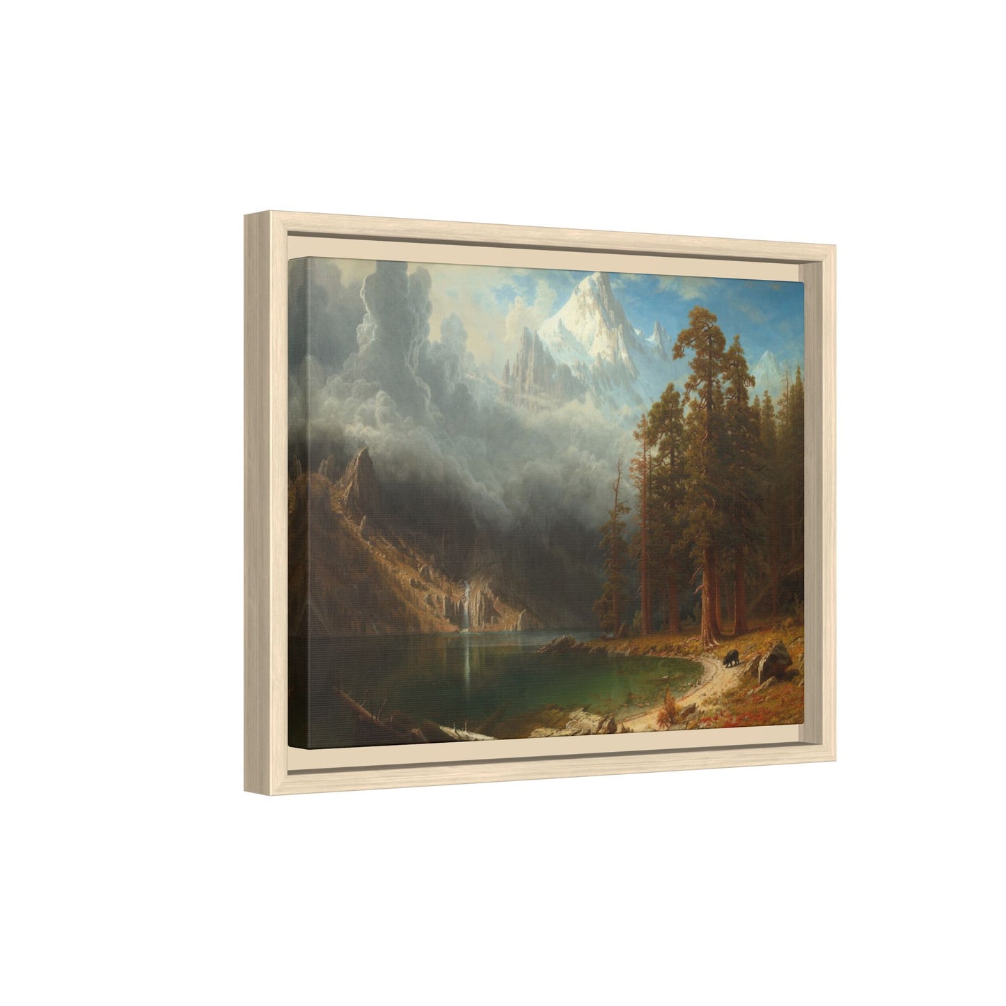 Bierstadt, Albert - Mount Corcoran (1877) - Matte Canvas, Framed