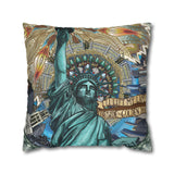 Liberty Mandala - Suede Square Pillowcase