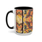 Filiger, Charles - Woman’s Head with Closed Eyes (1893) - Colorful Accent Mugs