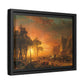 Bierstadt, Albert - Emigrants Crossing the Plains (1867) - Matte Canvas, Framed