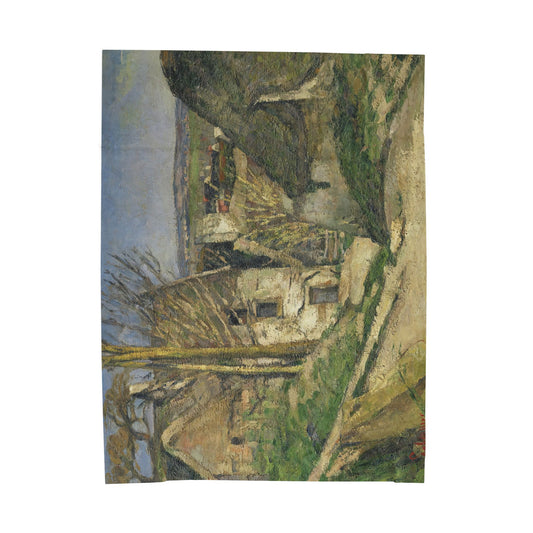 Cézanne, Paul - The House of the Hanged Man, Auvers-sur-Oise (1874) - Velveteen Plush Blanket