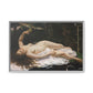 Courbet, Gustave - Woman with a Parrot (1866) - Matte Canvas, Framed