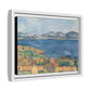 Cézanne, Paul - The Bay of Marseille, Seen from L'Estaque (1885) - Matte Canvas, Framed