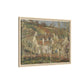 Pissarro, Camille - Red Roofs, Corner of a Village in Winter (1877) - Matte Canvas, Framed