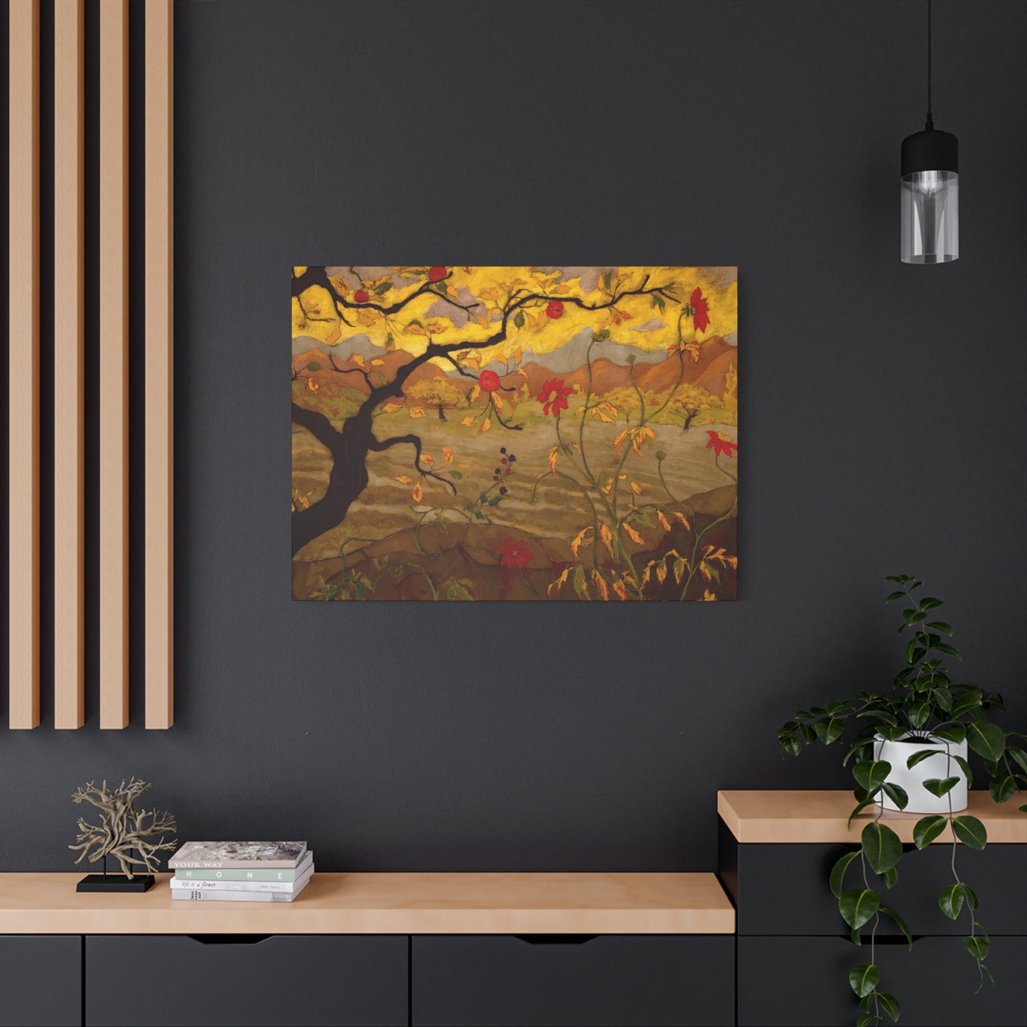 Ranson, Paul - Apple Tree with Red Fruit (1902) - Canvas Block, unframed