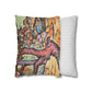 Braque, Georges - Olive Tree near L'Estaque (1906) - Suede Square Pillowcase