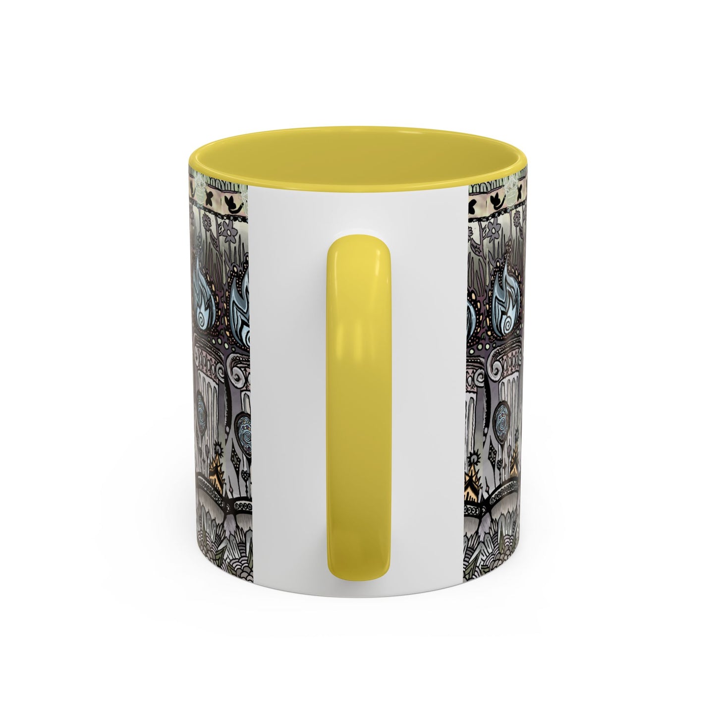 Pacio, Adam - Memento Mori Mandala - Colorful Accent Mugs