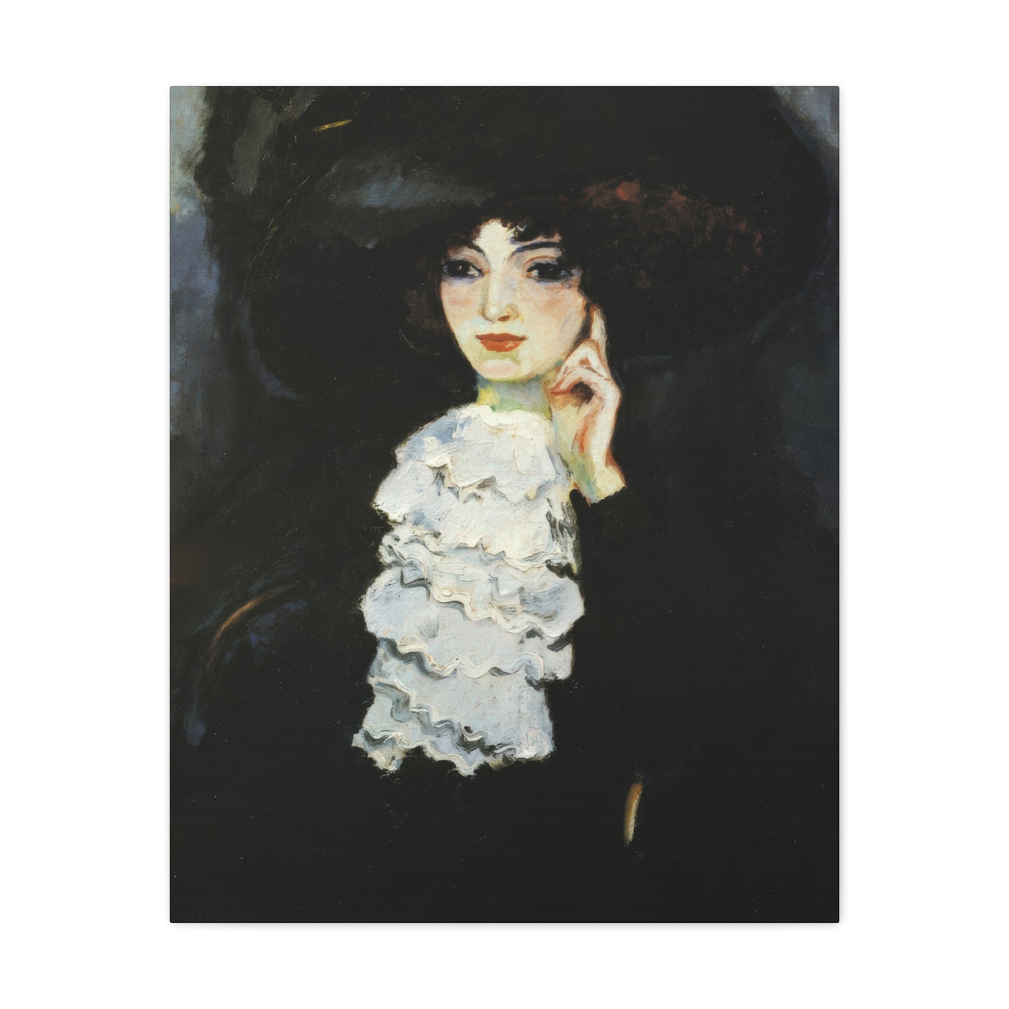 Van Dongen, Kees - Woman with Frill (1905) - Canvas Block, unframed