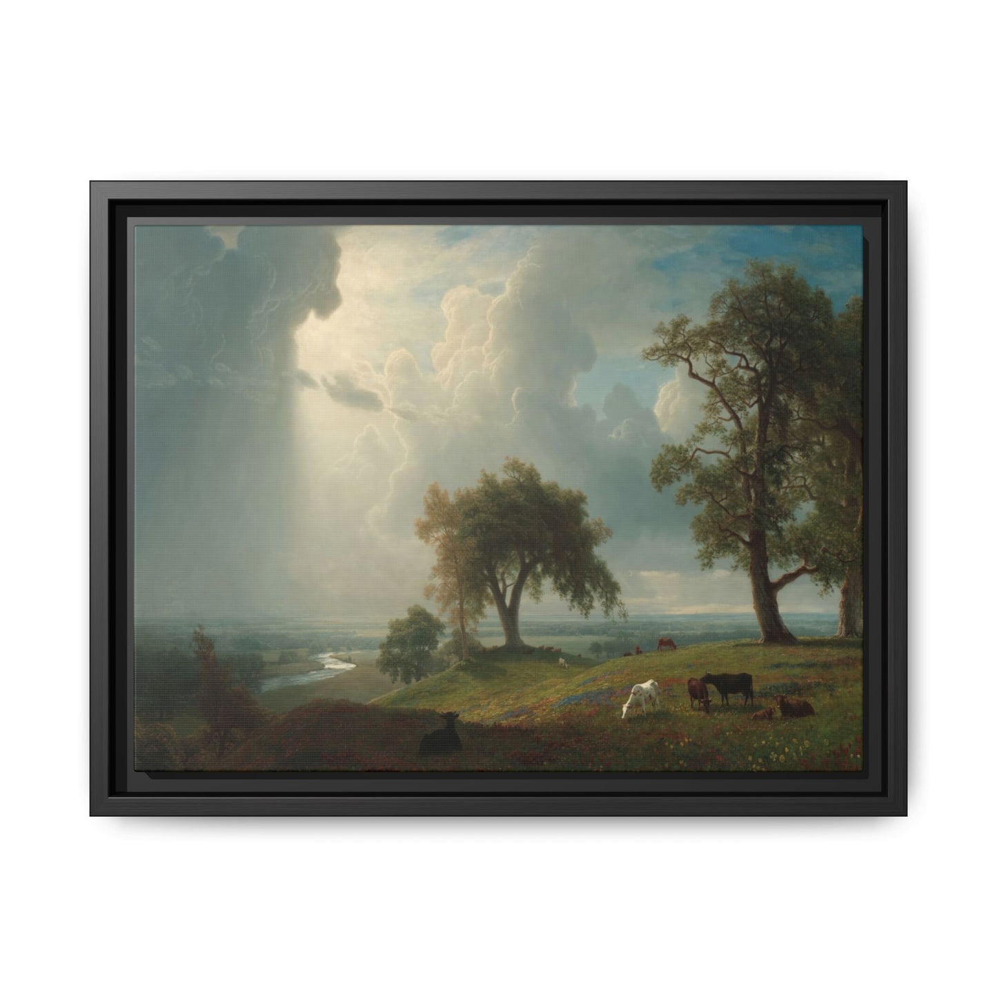 Bierstadt, Albert - California Spring (1875) - Matte Canvas, Framed