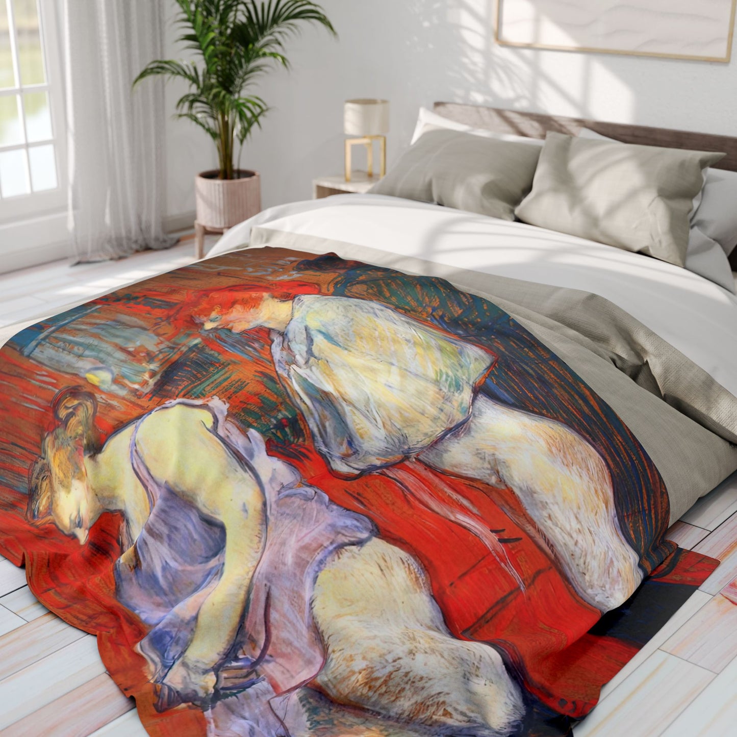 Toulouse-Lautrec, Henri - The Medical Inspection (1894) - Arctic Fleece Blanket