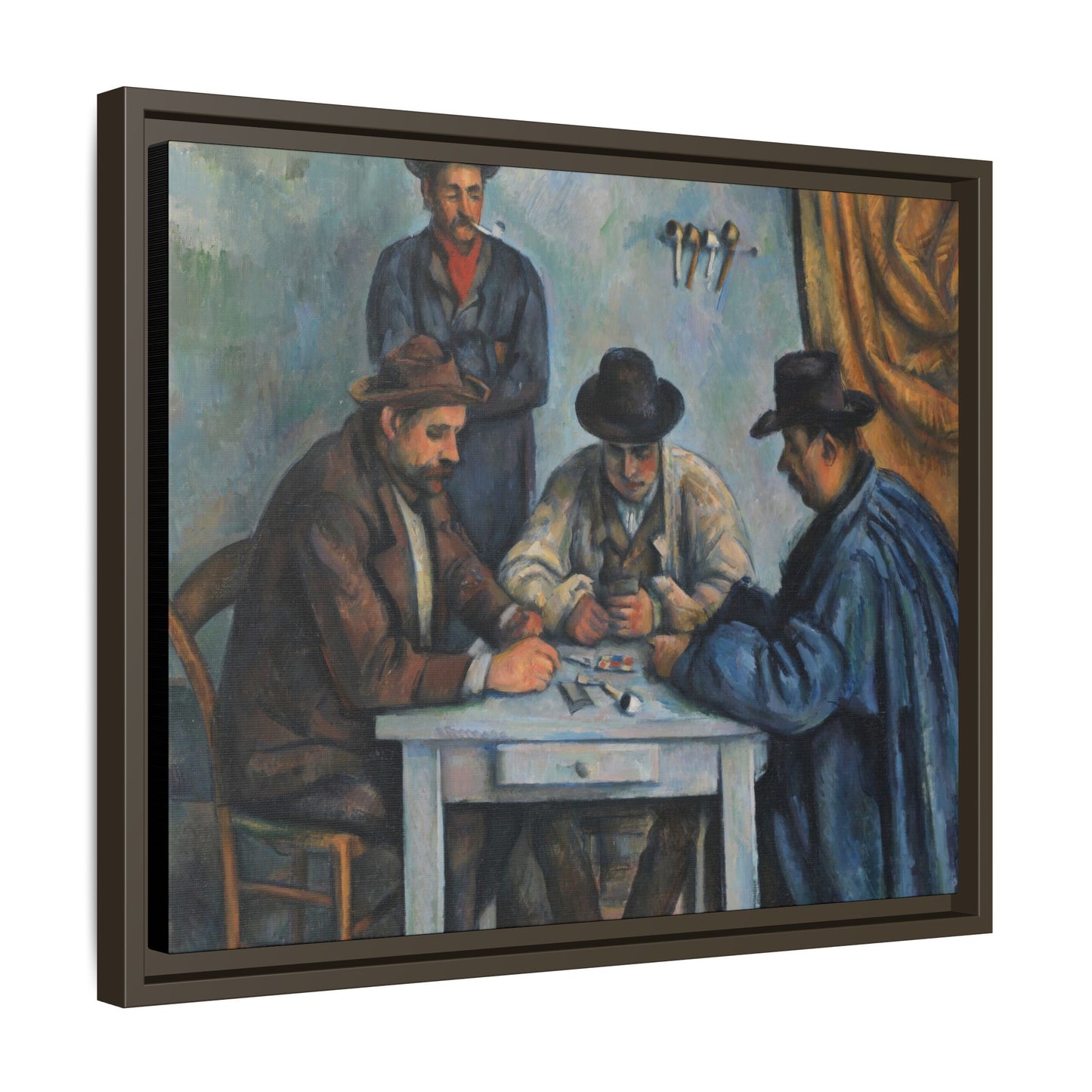Cézanne, Paul - The Card Players (1892) - Matte Canvas, Framed
