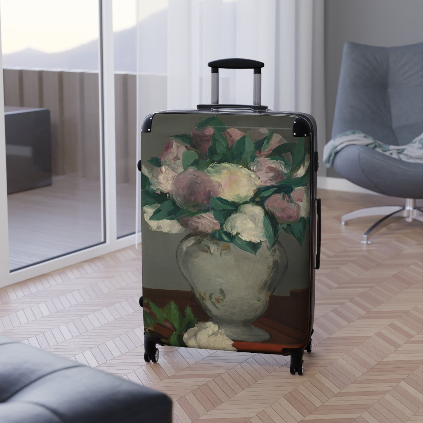 Manet, Édouard - Peonies (1864) - Suitcase