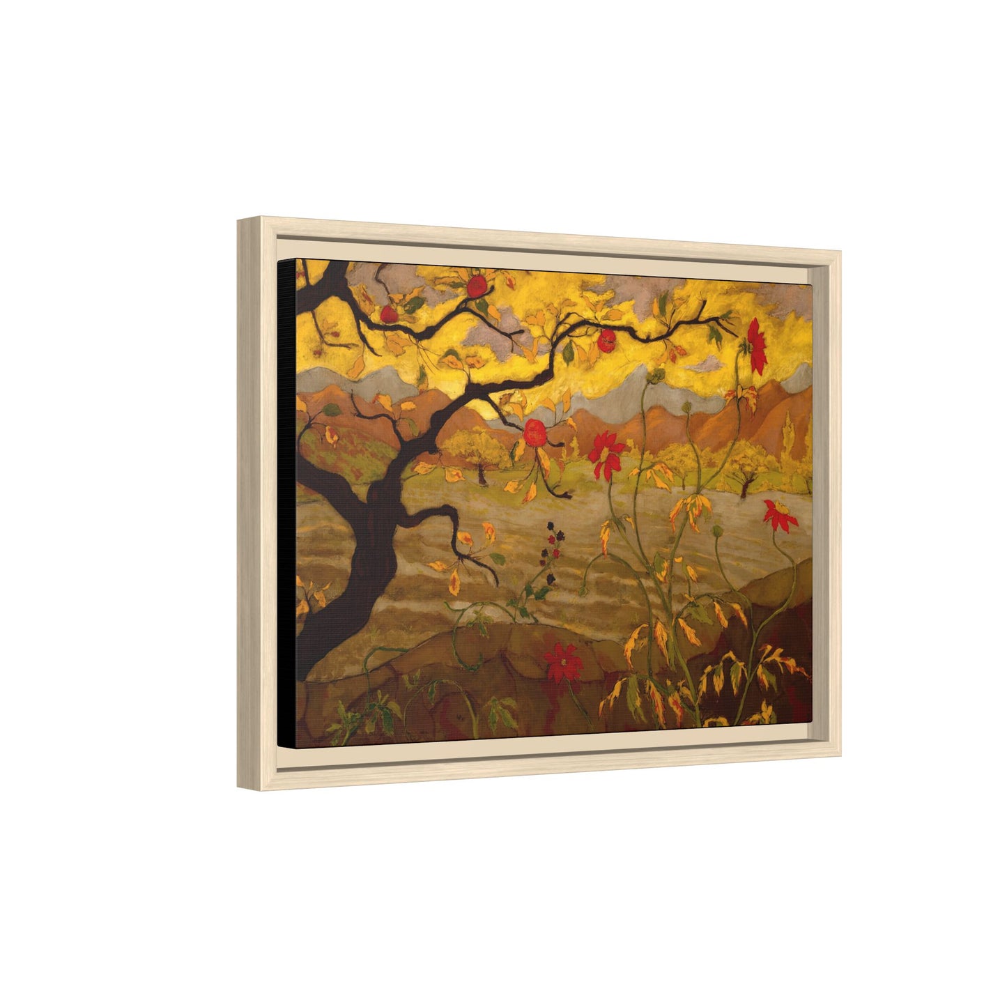 Ranson, Paul - Apple Tree with Red Fruit (1902) - Matte Canvas, Framed