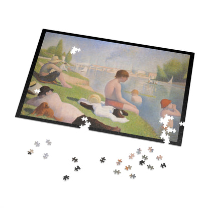 Seurat, Georges - Bathers at Asnières (1884) - 1000pc Jigsaw Puzzle