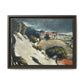 Cézanne, Paul - L’Estaque, Melting Snow (1870) - Matte Canvas, Framed